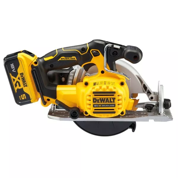 Scie Circulaire 165 Mm XR 18V DEWALT + 2 Batteries 5Ah + Coffret Tstak - DCS565P2-QW 4 Scie Circulaire 165 Mm XR 18V DEWALT + 2 Batteries 5Ah + Coffret Tstak - DCS565P2-QW â Image 2