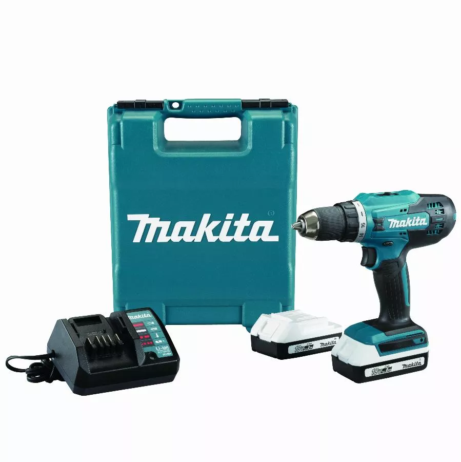 Perceuse Visseuse 18V 42 Nm MAKITA 2 Batt.BL1820G + Chargeur DC18WA - DF488DWAE 3 Perceuse Visseuse 18V 42 Nm MAKITA 2 Batt.BL1820G + Chargeur DC18WA - DF488DWAE