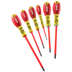 Jeu De 6 Tournevis Isolés Slot/Pozidriv EXPERT By Facom - E160911