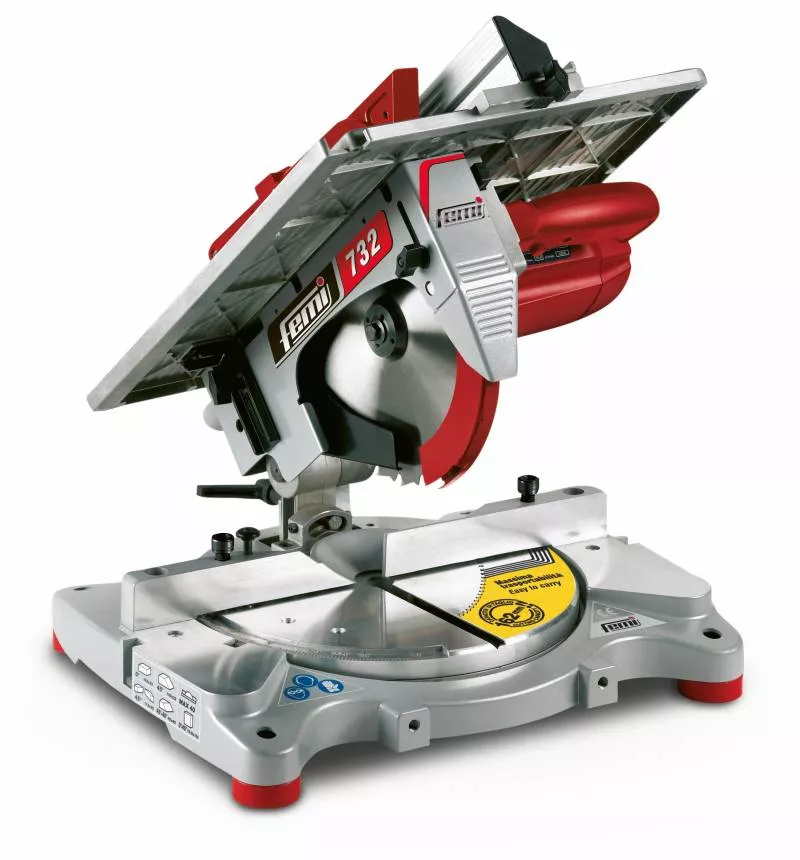 Scie à Onglet 732 Ø254 Mm FEMI Moteur à Charbon 1550W 230V - 8420028 3 Scie à Onglet 732 Ø254 Mm FEMI Moteur à Charbon 1550W 230V - 8420028