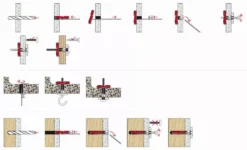 Cheville à Bascule Nylon Duotec FISCHER - Boite De 50 - 537258 -Maxouti Magasin fisc0083 4