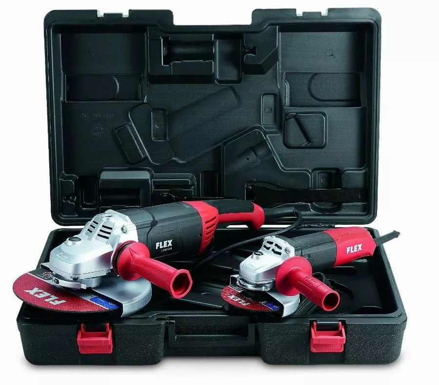 Lot Meuleuse DUO L2200 Ø230 + L1001 Ø125 FLEX Livrées En Coffret - 492310 4 Lot Meuleuse DUO L2200 Ø230 + L1001 Ø125 FLEX Livrées En Coffret - 492310 – Image 2