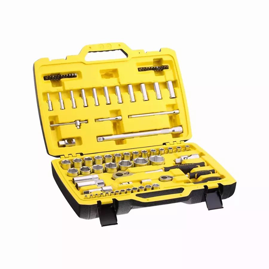 Coffret à Douilles 1/4" Et 1/2" STANLEY - Jeu De 81 Pièces - FMMT82826-1 3 Coffret à Douilles 1/4" Et 1/2" STANLEY - Jeu De 81 Pièces - FMMT82826-1