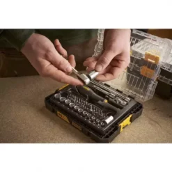 COFFRET DE DOUILLES STAKBOX M - ¼’’ STANLEY JEU DE 48 PCS - FATMAX - FMMT98101-0 -Maxouti Magasin fmmt98101 0 a4 1