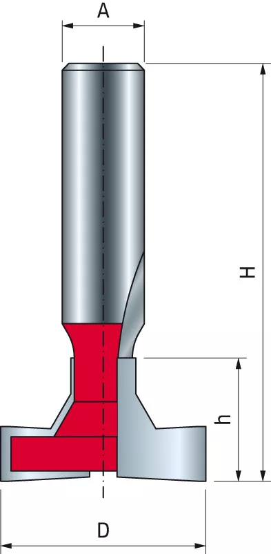 Mèche En T FREUD - Ø30 H18/61 Q12 Z2 - F03FR02013 -52-52612P 3 Mèche En T FREUD - Ø30 H18/61 Q12 Z2 - F03FR02013 -52-52612P