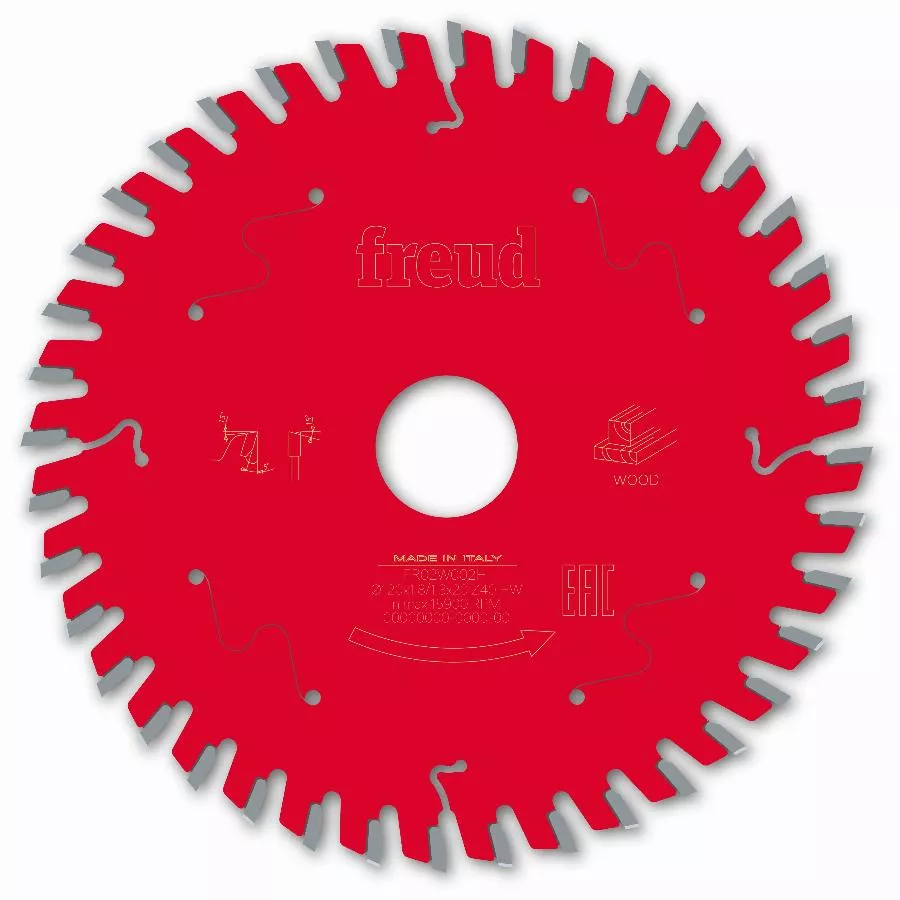 Lame Pour Scie Circulaire Portative FREUD - Ø120 1,8/1,3 AL20 Z40 BA 5° - F03FS09664 -FR02W002H 3 Lame Pour Scie Circulaire Portative FREUD - Ø120 1,8/1,3 AL20 Z40 BA 5° - F03FS09664 -FR02W002H