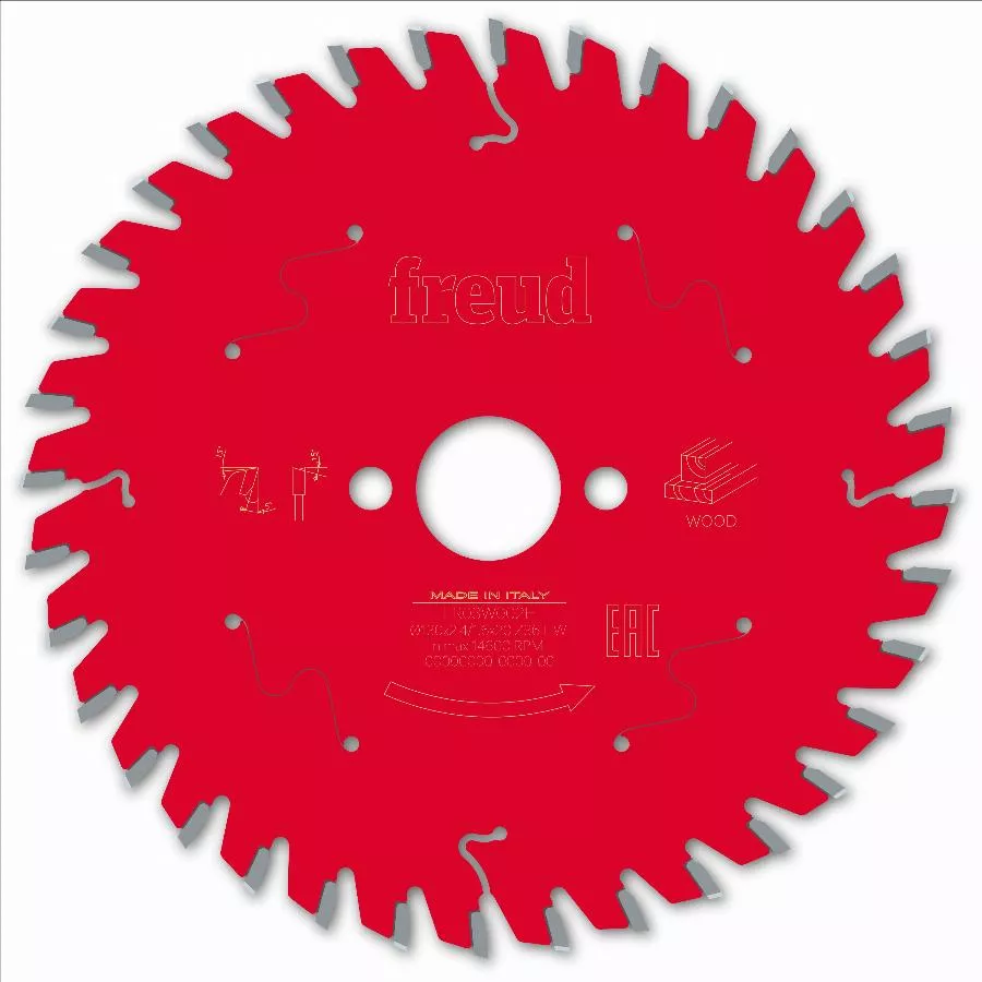 Lame Pour Scie Circulaire Portative FREUD - Ø130 2,4/1,6 AL20 Z36 BA 5° - F03FS09666 -FR03W002H 3 Lame Pour Scie Circulaire Portative FREUD - Ø130 2,4/1,6 AL20 Z36 BA 5° - F03FS09666 -FR03W002H
