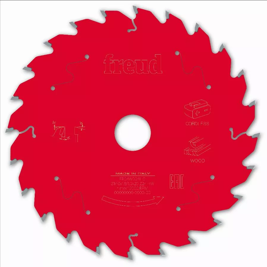 Lame Pour Scie Circulaire Portative Sans Fil FREUD - Ø140 1,8/1,3 AL20 Z24 BA 15° - F03FS10045 -FR04W004HC 3 Lame Pour Scie Circulaire Portative Sans Fil FREUD - Ø140 1,8/1,3 AL20 Z24 BA 15° - F03FS10045 -FR04W004HC