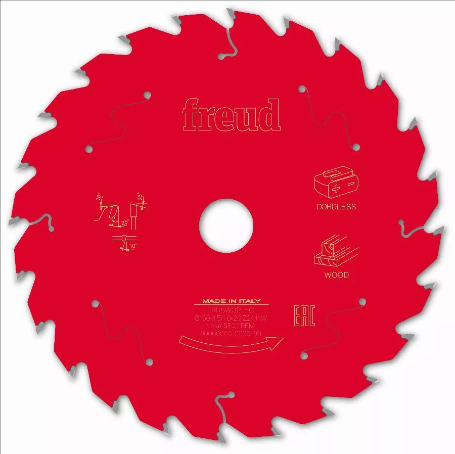 Lame Pour Scie Circulaire Portative Sans Fil FREUD - Ø160 1,45/1 AL20 Z24 BA 25° - F03FS10048 -FR05W015HC 3 Lame Pour Scie Circulaire Portative Sans Fil FREUD - Ø160 1,45/1 AL20 Z24 BA 25° - F03FS10048 -FR05W015HC