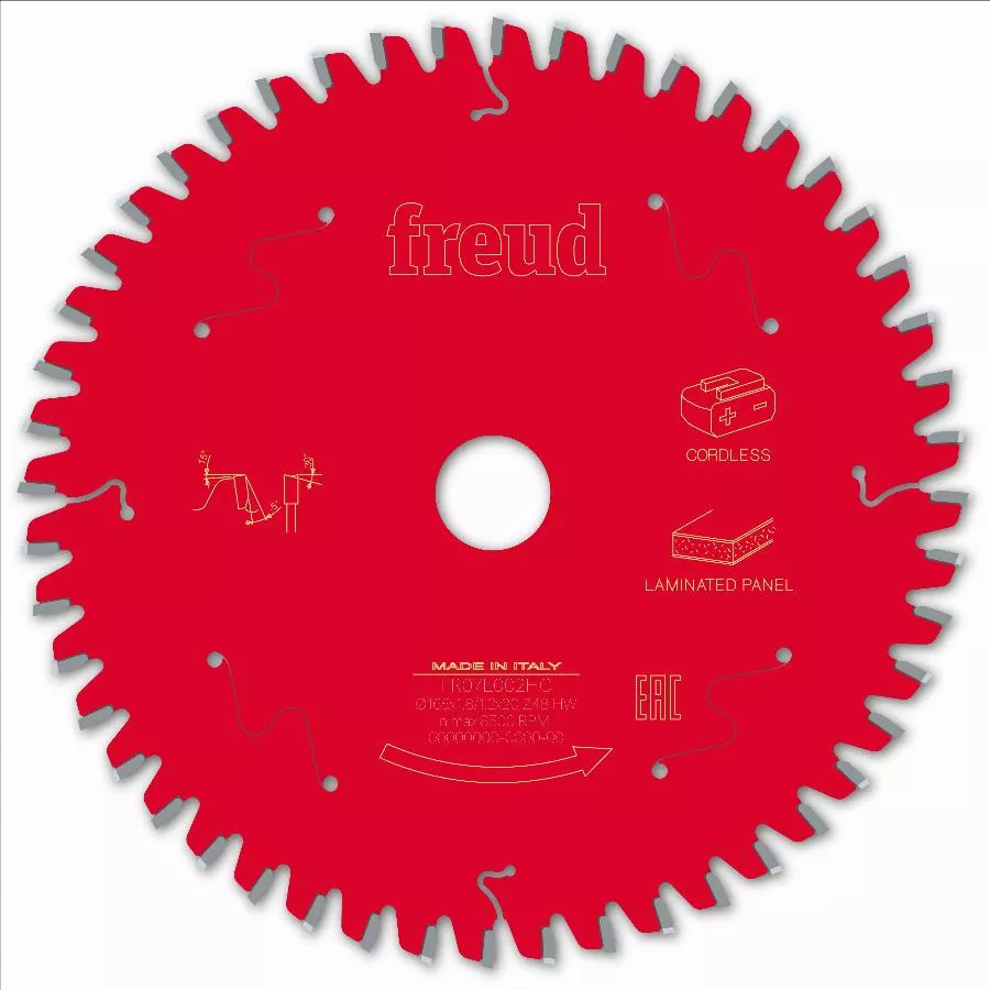 Lame Pour Scie Circulaire Portative Sans Fil FREUD - Ø165 1,8/1,2 AL20 Z48 BA -5° - F03FS10076 -FR07L002HC 3 Lame Pour Scie Circulaire Portative Sans Fil FREUD - Ø165 1,8/1,2 AL20 Z48 BA -5° - F03FS10076 -FR07L002HC