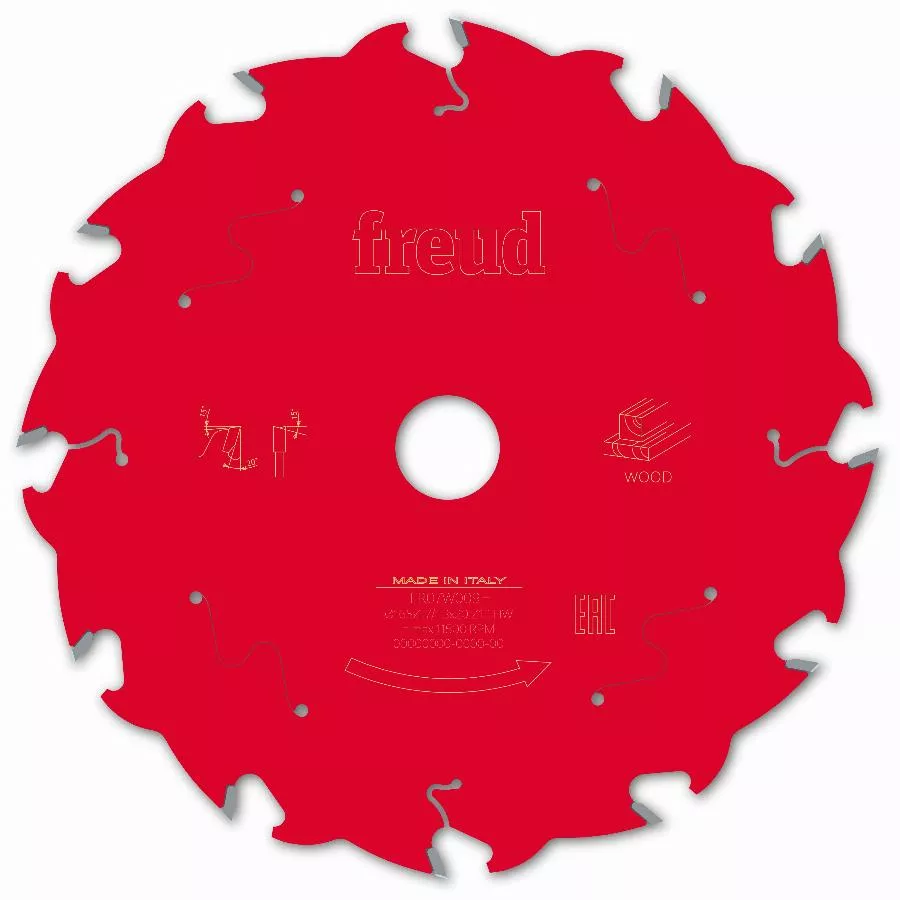 Lame Pour Scie Circulaire Portative Filaire/sans Fil FREUD - Ø165 1,7/1,3 A20 Z12 BA 20° - F03FS10040 -FR07W009H 3 Lame Pour Scie Circulaire Portative Filaire/sans Fil FREUD - Ø165 1,7/1,3 A20 Z12 BA 20° - F03FS10040 -FR07W009H
