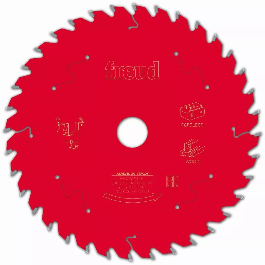 Lame Pour Scie Circulaire Portative Sans Fil FREUD - Ø165 1,45/1 AL20 Z36 BA 15° - F03FS10053 -FR07W011HC 3 Lame Pour Scie Circulaire Portative Sans Fil FREUD - Ø165 1,45/1 AL20 Z36 BA 15° - F03FS10053 -FR07W011HC