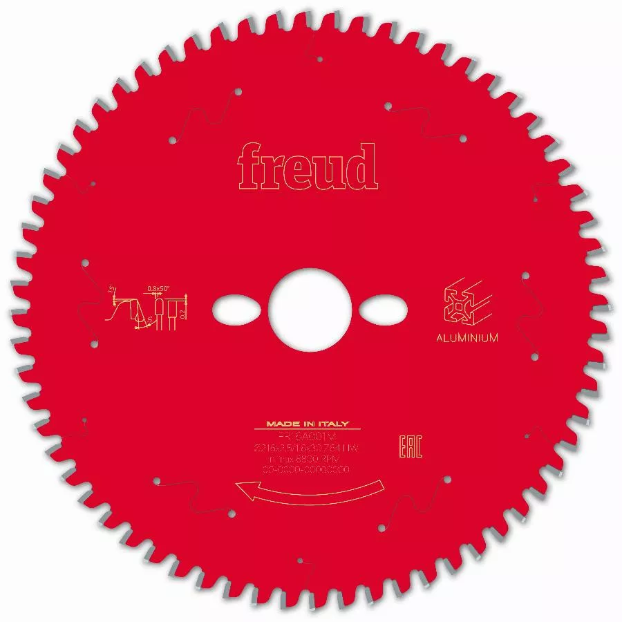 Lame Pour Scie Circulaire Portative FREUD - Ø216 2,5/1,8 AL30 Z64 TP -5° - F03FS09821 -FR16A001M 3 Lame Pour Scie Circulaire Portative FREUD - Ø216 2,5/1,8 AL30 Z64 TP -5° - F03FS09821 -FR16A001M