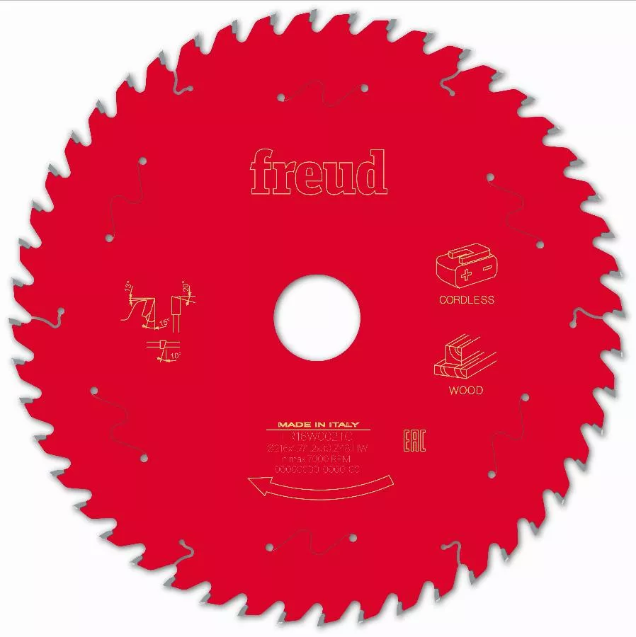 Lame Pour Scie Circulaire Portative Sans Fil FREUD - Ø216 1,7/1,2 AL30 Z48 BA 15° - F03FS10071 -FR16W002TC 3 Lame Pour Scie Circulaire Portative Sans Fil FREUD - Ø216 1,7/1,2 AL30 Z48 BA 15° - F03FS10071 -FR16W002TC