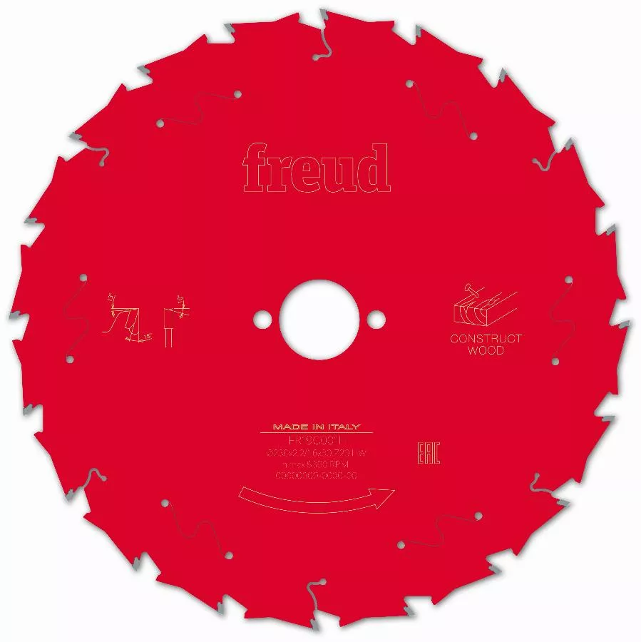 Lame Pour Scie Circulaire Portative FREUD - Ø230 2,2/1,6 AL30 Z20 BA 18° - F03FS09795 -FR19C001H 3 Lame Pour Scie Circulaire Portative FREUD - Ø230 2,2/1,6 AL30 Z20 BA 18° - F03FS09795 -FR19C001H