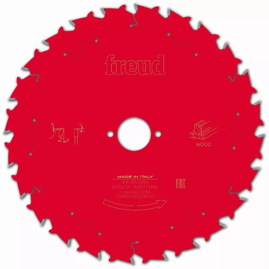 Lame Pour Scie Circulaire Portative FREUD - Ø230 2,8/1,8 AL30 Z24 BA 15° - F03FS09728 -FR19W001H 3 Lame Pour Scie Circulaire Portative FREUD - Ø230 2,8/1,8 AL30 Z24 BA 15° - F03FS09728 -FR19W001H