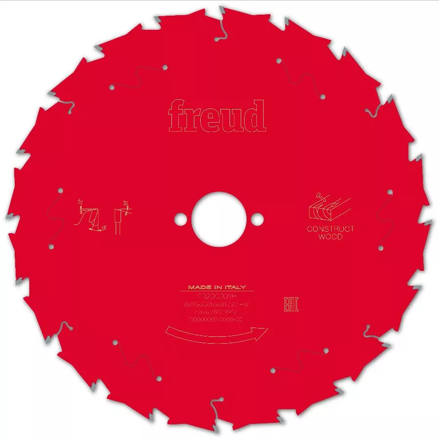 Lame Pour Scie Circulaire Portative FREUD - Ø235 2,2/1,6 AL30 Z20 BA 18° - F03FS09796 -FR20C001H 3 Lame Pour Scie Circulaire Portative FREUD - Ø235 2,2/1,6 AL30 Z20 BA 18° - F03FS09796 -FR20C001H