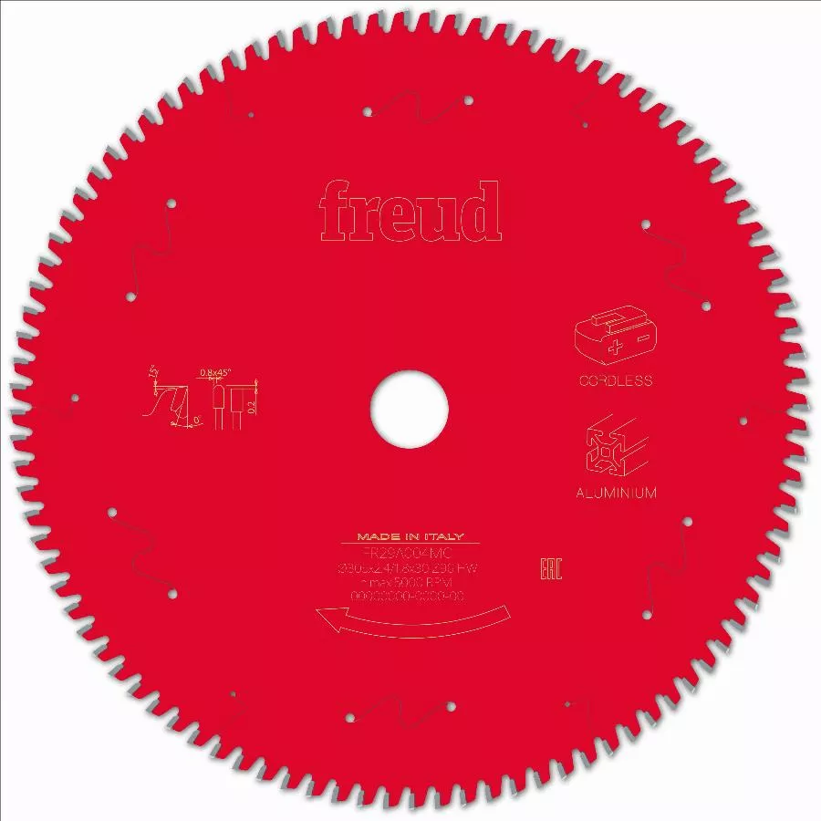 Lame Pour Scie Circulaire Portative Sans Fil FREUD - Ø305 2,4/1,8 AL30 Z96 TP 0° - F03FS10091 -FR29A004MC 3 Lame Pour Scie Circulaire Portative Sans Fil FREUD - Ø305 2,4/1,8 AL30 Z96 TP 0° - F03FS10091 -FR29A004MC