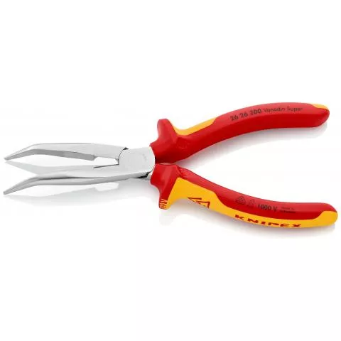 Pince Demi-ronde KNIPEX Avec Tranchant - Poignée Isolée 1000V - 26 26 200 3 Pince Demi-ronde KNIPEX Avec Tranchant - Poignée Isolée 1000V - 26 26 200