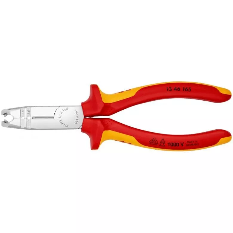 Pince à Dégainer KNIPEX Accès Difficile - Isolés 1000 V - Ø 13 Mm - 13 46 165 3 Pince à Dégainer KNIPEX Accès Difficile - Isolés 1000 V - Ø 13 Mm - 13 46 165