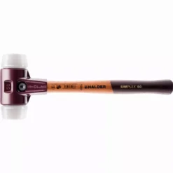 Maillet HALDER SIMPLEX Superplastique Avec Boîtier En Fonte Malléable Et Manche En Bois - D=40 Mm - 3007.040