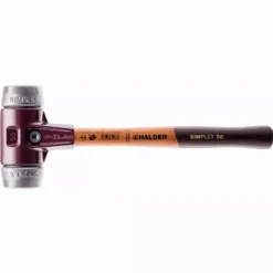 Maillet HALDER SIMPLEX Métal Doux Avec Boîtier En Fonte Malléable Et Manche En Bois - D=30 Mm - 3009.030
