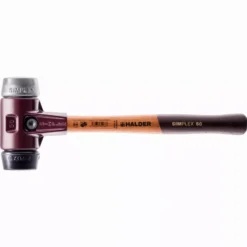 Maillet HALDER SIMPLEX Caoutchouc Chargé / Métal Doux Avec Boîtier En Fonte Malléable Et Manche En Bois - D=30 Mm - 3029.030