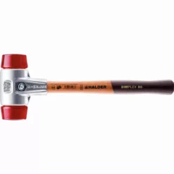 Maillet HALDER SIMPLEX Plastique Avec Boîtier En Aluminium Et Manche En Bois - D=30 Mm - 3106.030