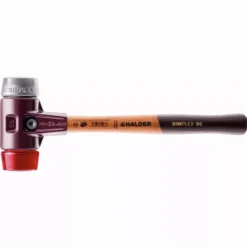 Maillet HALDER SIMPLEX Plastique / Métal Doux Avec Boîtier En Fonte Malléable Et Manche En Bois - D=30 Mm - 3069.030