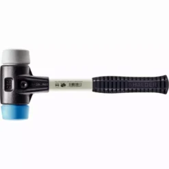 Maillet HALDER SIMPLEX TPE Souple / TPE Moyen Avec Boîtier En Fonte Malléable Renforcée Et Manche En Fibre De Verre - D=30 Mm - 3713.030
