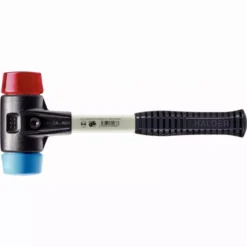 Maillet HALDER SIMPLEX TPE Souple /plastique Avec Boîtier En Fonte Malléable Renforcée Et Manche En Fibre De Verre - D=30 Mm - 3716.030