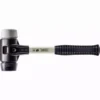 Maillet HALDER SIMPLEX Caoutchouc Chargé / TPE Moyen Avec Boîtier En Fonte Malléable Renforcée Et Manche En Fibre De Verre - D=50 Mm - 3723.050