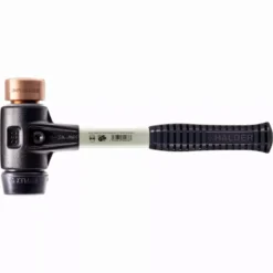 Maillet HALDER SIMPLEX Caoutchouc Chargé / Cuivre Avec Boîtier En Fonte Malléable Renforcée Et Manche En Fibre De Verre - D=30 Mm - 3724.030