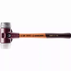 Maillet HALDER SIMPLEX Superplastique / Métal Doux Avec Boîtier En Fonte Malléable Et Manche En Bois - D=80 Mm - 3079.080