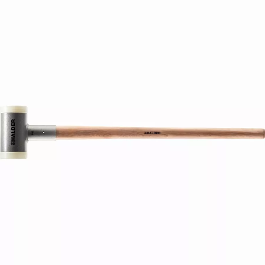 Maillet Sans Rebond, Avec Manche, Vernis, En Hickory Réduisant Les Vibrations, Ergonomique - D=80 Mm / Poids=3600 G - 3366.0S3 3 Maillet Sans Rebond, Avec Manche, Vernis, En Hickory Réduisant Les Vibrations, Ergonomique - D=80 Mm / Poids=3600 G - 3366.0S3