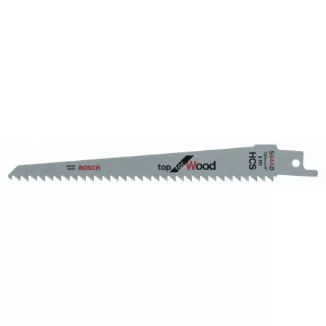 Lame De Scie Sabre HCS Bois S644D BOSCH 150 Mm - Boite De 100 - 2608650551 3 Lame De Scie Sabre HCS Bois S644D BOSCH 150 Mm - Boite De 100 - 2608650551