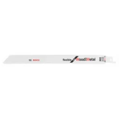 Lame Scie Sabre BIM S1122VF Flexible Métal/Bois BOSCH 225 Mm - Boite De 25 - 2608657559