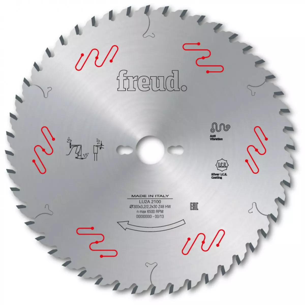Lame Pour Métaux Non Ferreux/PVC/Aluminium FREUD - Ø550 4,2/3,5 AL30 Z132 TP+ - F03FS06608 -LU5A 2900 3 Lame Pour Métaux Non Ferreux/PVC/Aluminium FREUD - Ø550 4,2/3,5 AL30 Z132 TP+ - F03FS06608 -LU5A 2900