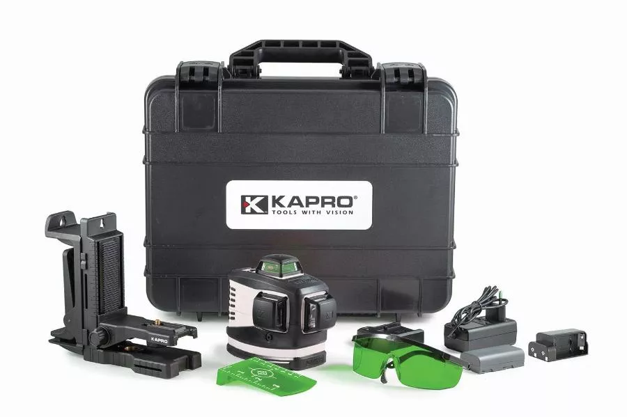 Laser 4D Vert KAPRO + Mallette Rigide + Accessoires Modèle 883G - 58833 4 Laser 4D Vert KAPRO + Mallette Rigide + Accessoires Modèle 883G - 58833 – Image 2