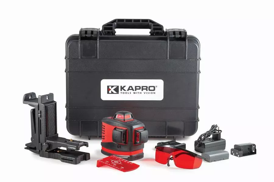 Laser 3D Rouge KAPRO + Mallette Rigide + Accessoires Modèle 883 - 5883 4 Laser 3D Rouge KAPRO + Mallette Rigide + Accessoires Modèle 883 - 5883 – Image 2