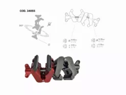 Pince Multiclamp Double Mobile PIHER Saillie 18-48 Mm - 34055 -Maxouti Magasin multiclamp double 3