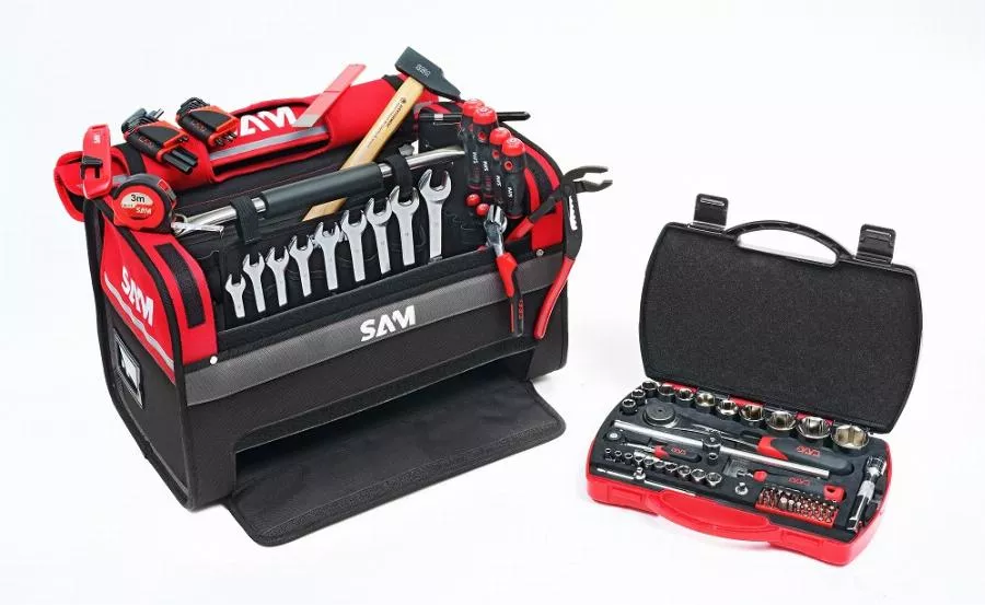 Caisse à Outils Textile 39L + 100 Outils De Maintenance SAM OUTILLAGE - CP-100-BAG1N 3 Caisse à Outils Textile 39L + 100 Outils De Maintenance SAM OUTILLAGE - CP-100-BAG1N