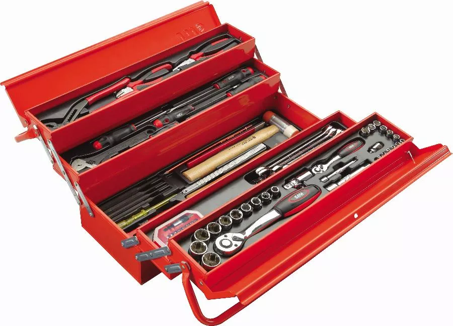 Caisse à Outil Métallique + 113 Outils Maintenance SAM OUTILLAGE - CP-113BOX 3 Caisse à Outil Métallique + 113 Outils Maintenance SAM OUTILLAGE - CP-113BOX
