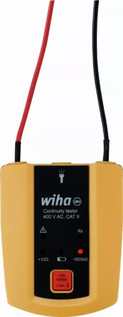 Testeur De Continuité WIHA 400 V AC Cat. II + 2 Piles AAA Incluses - 45222 12 Testeur De Continuité WIHA 400 V AC Cat. II + 2 Piles AAA Incluses - 45222 -Maxouti Magasin sb25563 continuity tester 400v ac cat ii 01 50773 en en