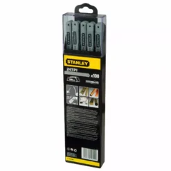 Stanley Lame De Scie A Métaux - Boite 100 lames Flexible Lion 10 dents - 1-15-842