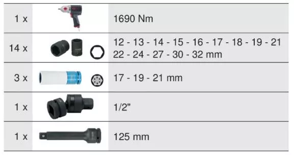 Module De Douilles Et Clé à Chocs Pneumatique 1/2" KS TOOLS - 20 Pièces - 712.1020 4 Module De Douilles Et Clé à Chocs Pneumatique 1/2" KS TOOLS - 20 Pièces - 712.1020 – Image 2