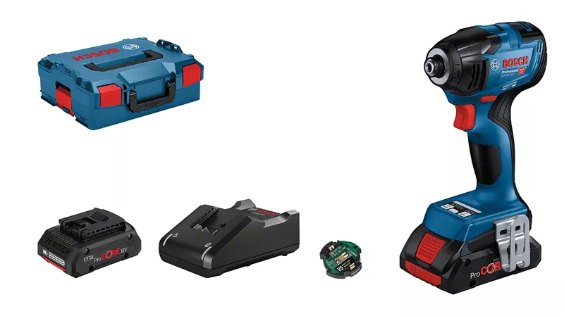 Visseuse à Chocs BOSCH GDR 18V-210 C - 2 Batteries 4.0 Ah, Chargeur + Module Bluetooth CGY 42 - 06019J0102 3 Visseuse à Chocs BOSCH GDR 18V-210 C - 2 Batteries 4.0 Ah, Chargeur + Module Bluetooth CGY 42 - 06019J0102